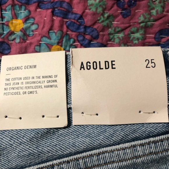 AGOLDE Size 25 Organic Denim / button up. - Picture 6 of 8